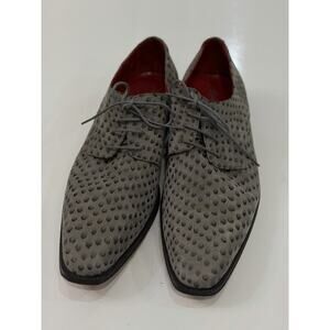 Emilio Franco Vero Cuoio Hand Made In Italy Leather Men's - Size 9 Gray